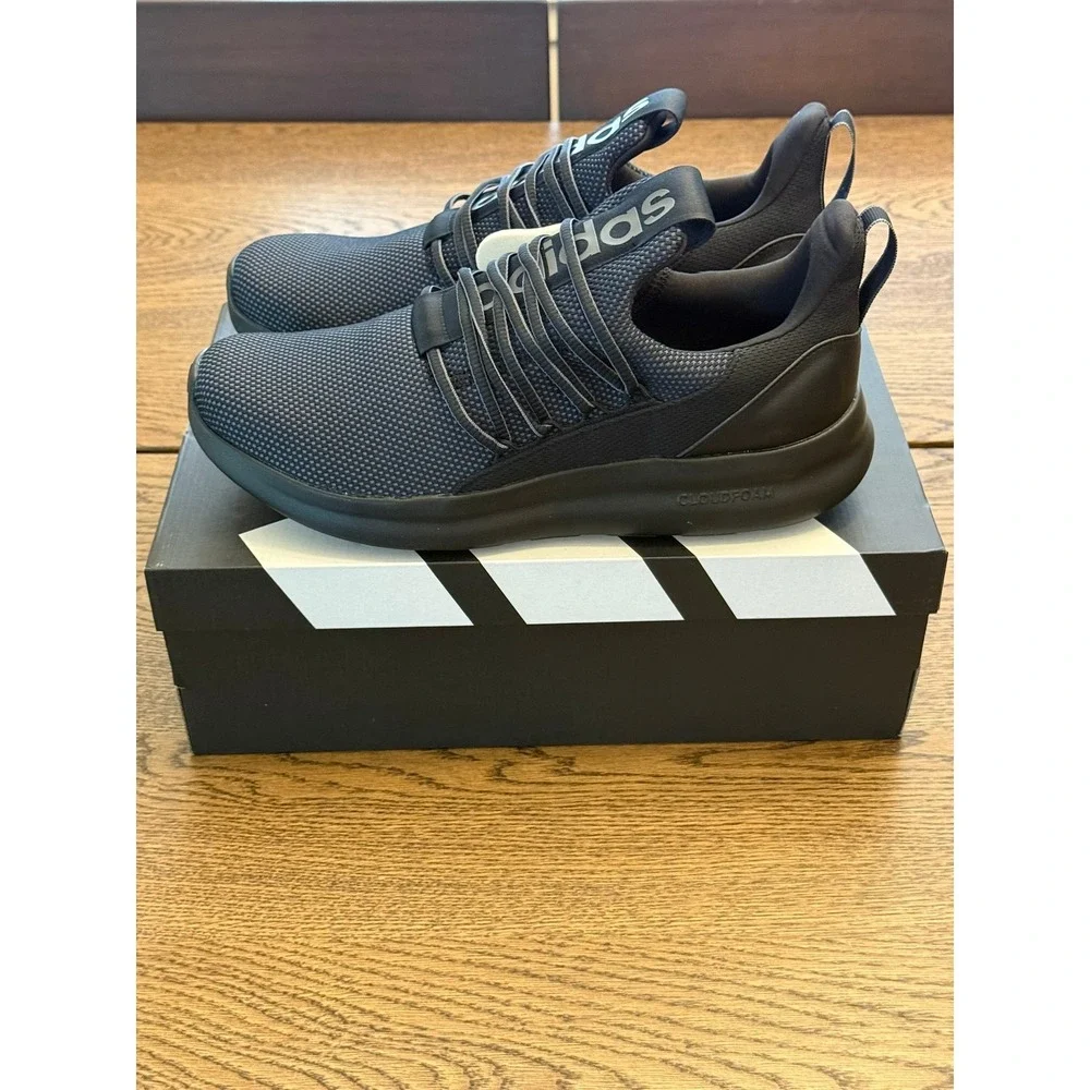 Adidas Lite Racer Adapt 7.0 Men's Core Black Slip on Sneakers Size 11.5